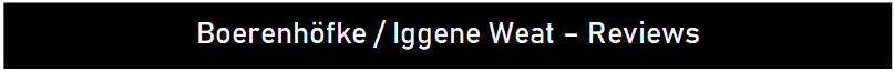 Tekstvak: Boerenh�fke / Iggene Weat � Reviews