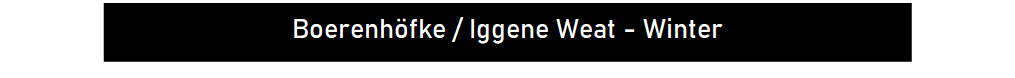 Tekstvak: Boerenh�fke / Iggene Weat - Winter